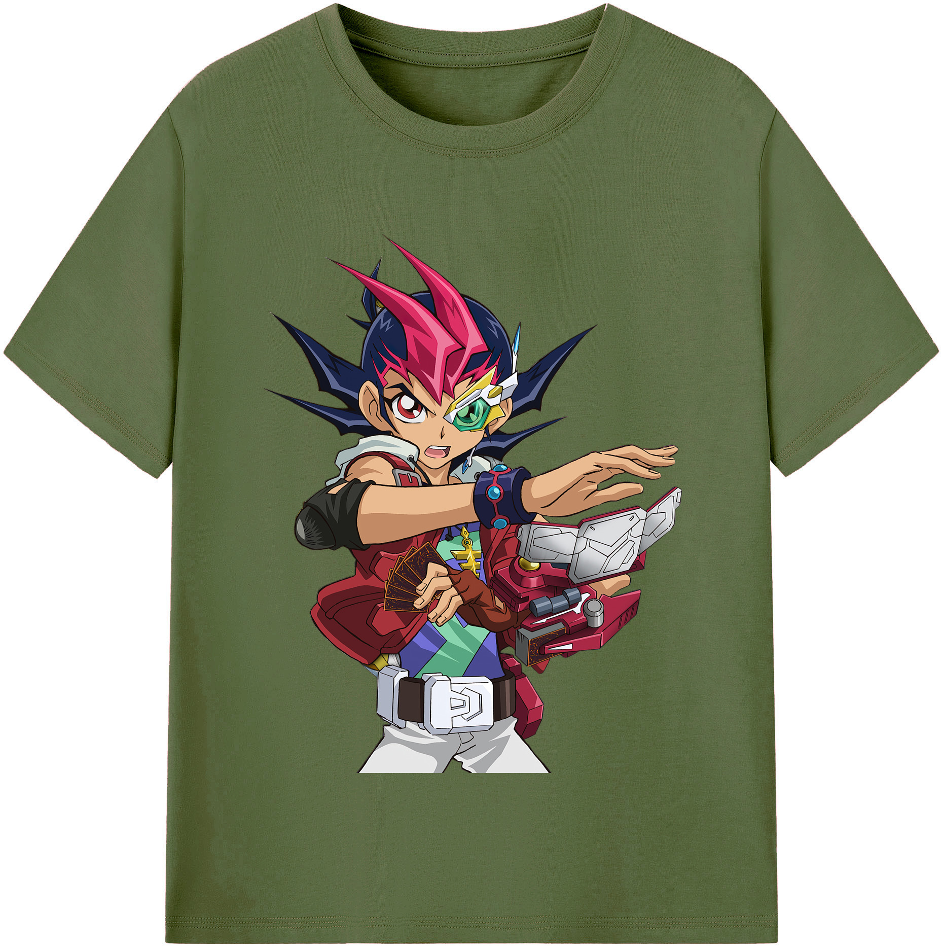 （画像用） 遊☆戯☆王 Yu-Gi-Oh! 綿100％半袖Tシャツ（フロントプリント）